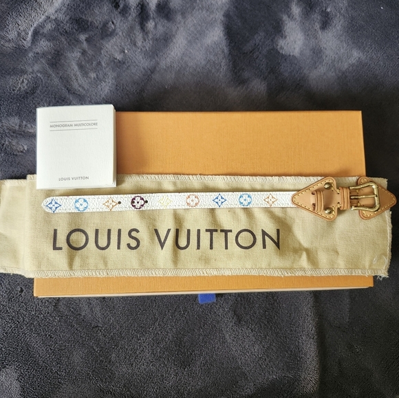 Louis Vuitton Takashi Murakami Multicolor Blanc Bracelet - Picture 1 of 14